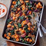 Bold spices meet winter veg – a plate of sunshine for those grey January days