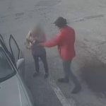 Suspect approaches woman