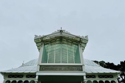 The Conservatory boasts 16,800 window panes, a 60-foot upper dome, and over 1,700 species. It was named a California Historical Landmark in 1970.