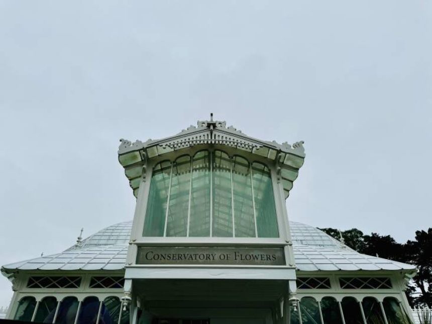 The Conservatory boasts 16,800 window panes, a 60-foot upper dome, and over 1,700 species. It was named a California Historical Landmark in 1970.