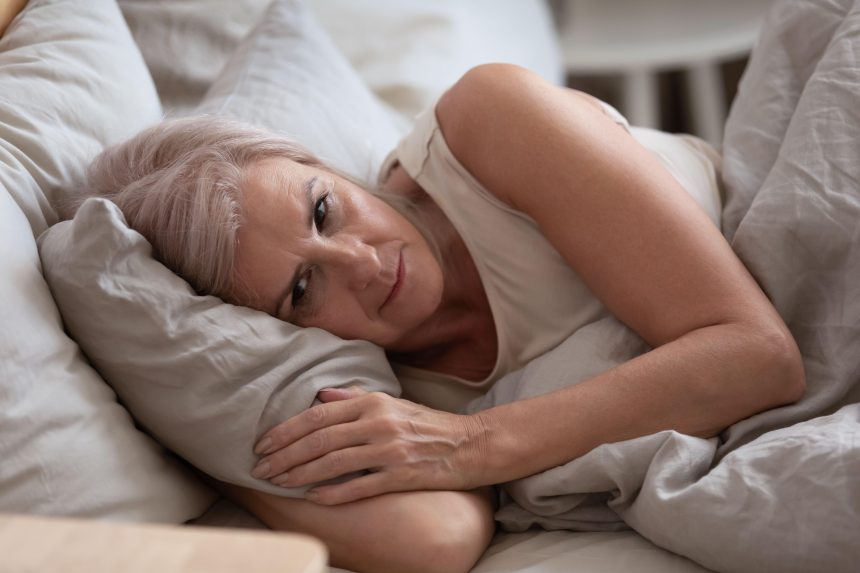 Many women experience sleep disturbances during menopause