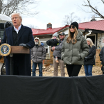 Trump and Melania in North Carolina