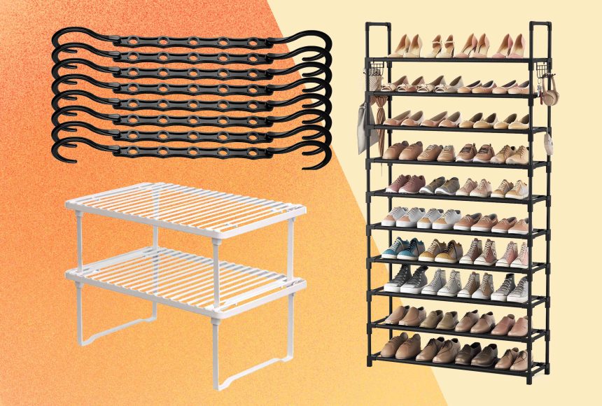 I Fit 75 Pairs of Shoes, 60 Dresses, and More Into a Shared Closet With These 8 Clever Organizers