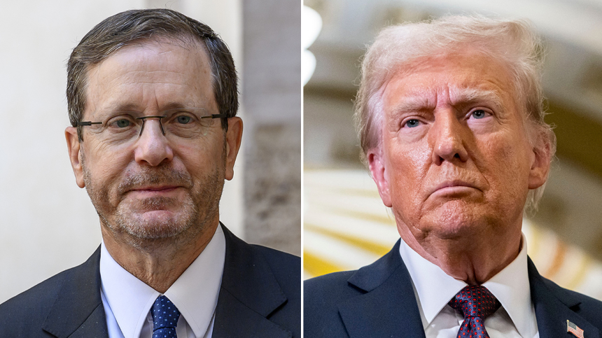 Israeli President Herzog and Trump