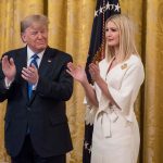 WASHINGTON DC  JANUARY 31 US President Donald Trump and Senior Advisor to President Trump Ivanka Trump participate in...