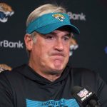 Doug Pederson talks to the media