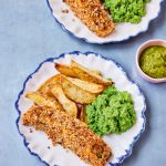 Posh fish and chips