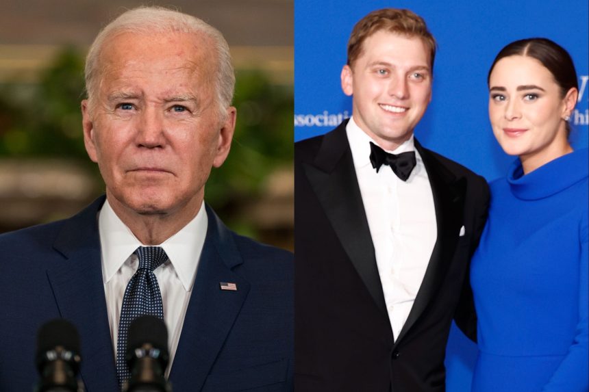 Joe Biden announced he was a ‘great-grandfather’ during a press conference in Los Angeles