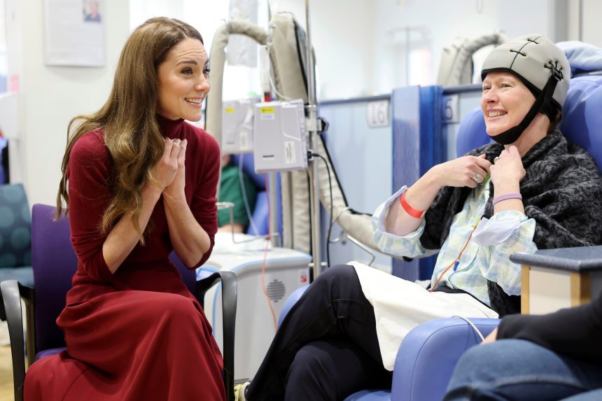 The Princess of Wales made a surprise return to the Royal Marsden Hospital