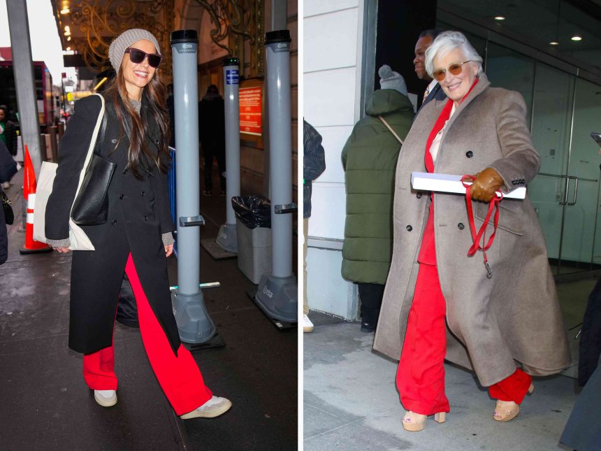 Katie Holmes’s Bold Pants Make Any Outfit Less Boring—Just Ask Glenn Close