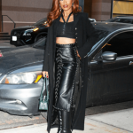 Keke Palmer is seen arriving at 'Watch What Happens Live" with Andy Cohen on January 15, 2025 in New York City.