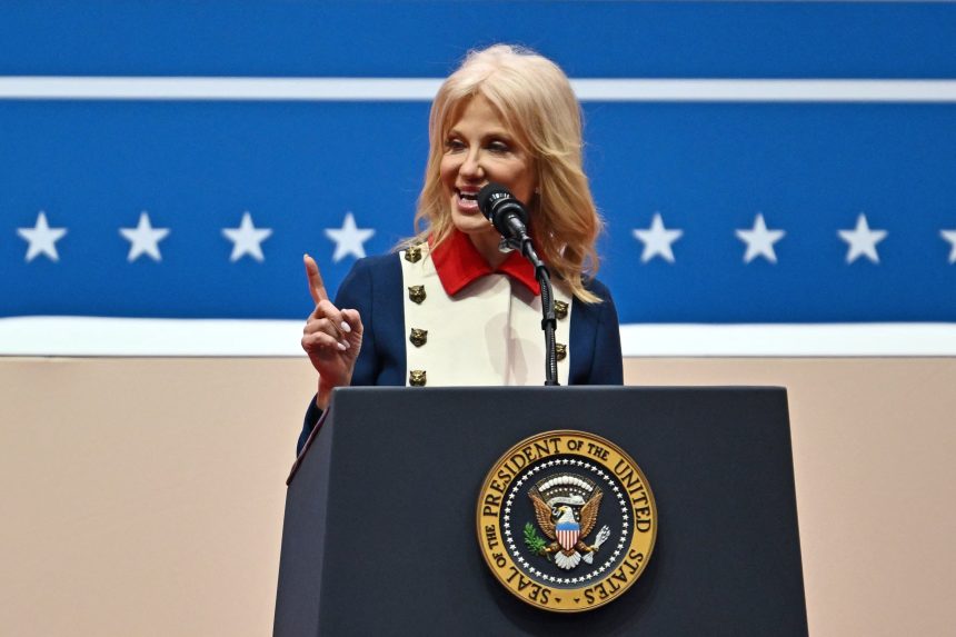 Kellyanne Conway on Donald Trump’s Inauguration Day in 2025