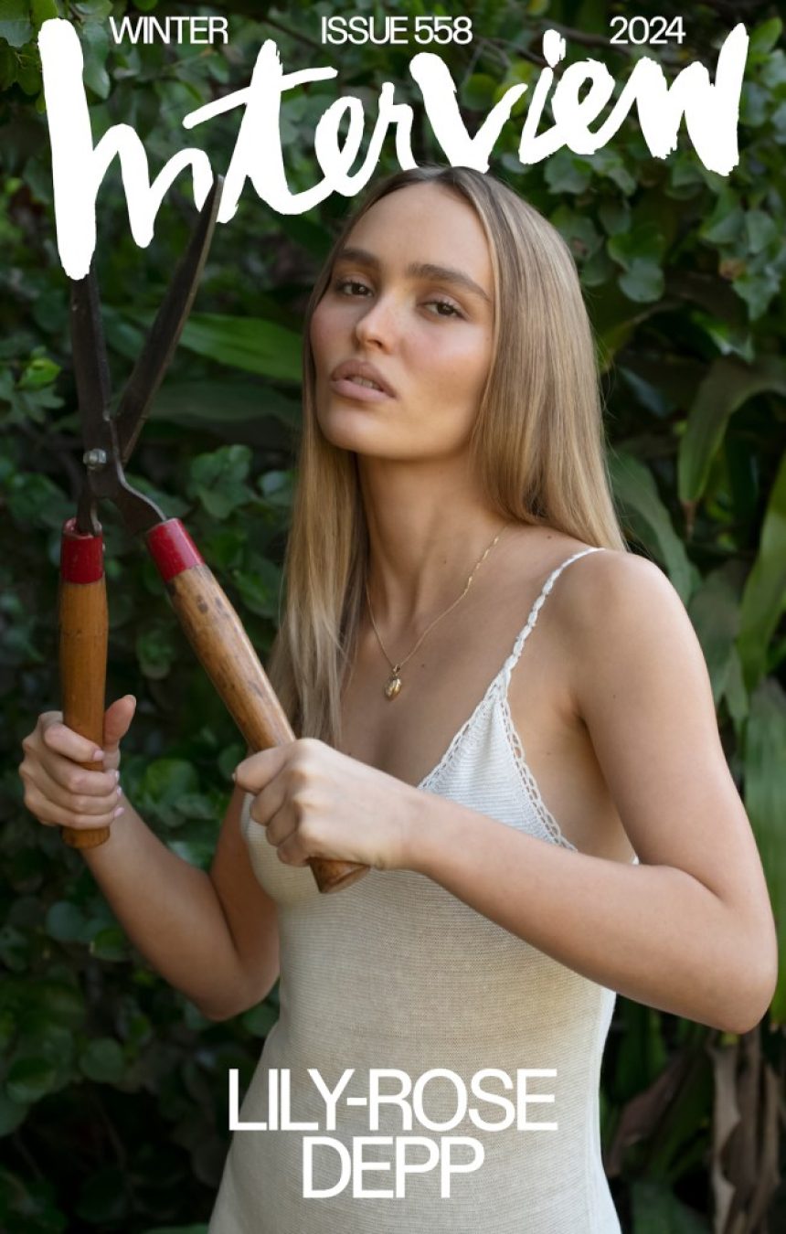 Interview Winter 2024 : Lily-Rose Depp by Richard Kern