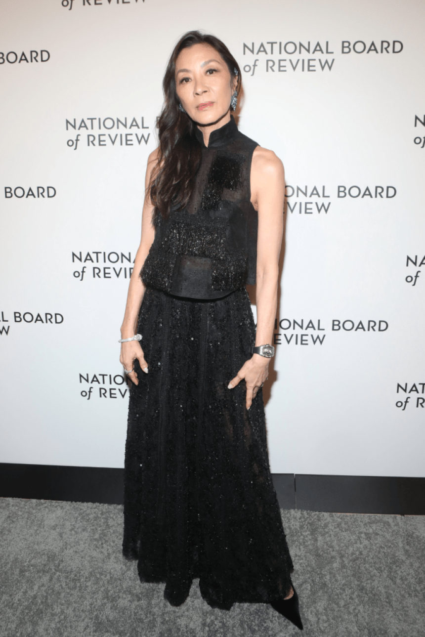 Michelle Yeoh attends the National Board Of Review Awards Gala 2025 at Cipriani 42nd Street on January 07, 2025 in New York City.