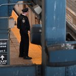 Police investigate at the Coney Island-Stillwell Avenue Station in Brooklyn