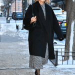 Naomi Watts tweed dress NYC