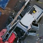 aerial over New Orleans attack truck