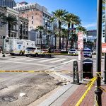 Vast presence of law enforcement at the scene of a mass casualty incident on Canal and Bourbon Street on January 1, 2025. — Reuters/Stephen Lew-Imagn