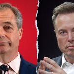 Left: Nigel Farage; Right: Elon Musk