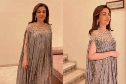 Nita Ambani celebrated New Year 2025 in stunning Oscar de la Renta kaftan gown