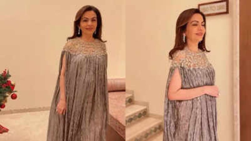 Nita Ambani celebrated New Year 2025 in stunning Oscar de la Renta kaftan gown