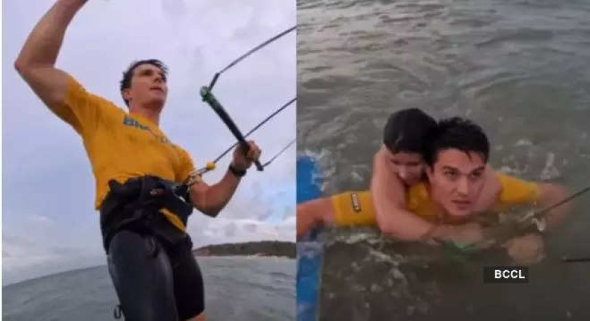 Olympic kite surfer turns hero! Bruno Lobo saves drowning woman at sea