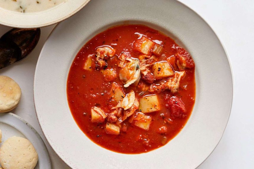 Our Manhattan Clam Chowder Is a Tomatoey Twist on the New England Favorite