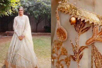 PV Sindhu's Badminton-inspired couture lehenga steals the show