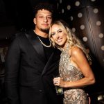 Patrick and Brittany Mahomes attend an event