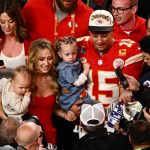 Image may contain Patrick Mahomes Ana Nikolić Órla Fallon Ekaterina Starshova Clothing Hat Accessories and Glasses