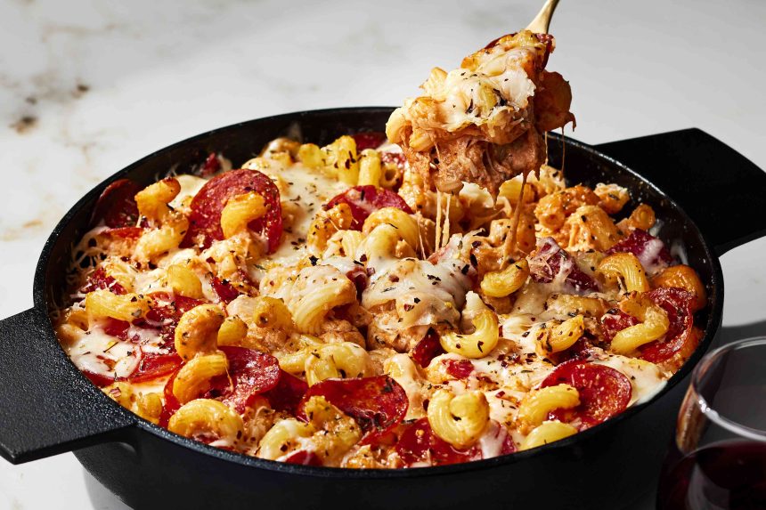 Pepperoni Mac and Cheese Is the Cozy Mashup We Need Right Now