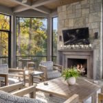 Porch of the Week: Refined Rugged Style and Leafy Lake Views