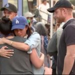 Meghan supported those affected by the blaze