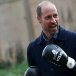 Prince William throws punches as he joins charity boxing class