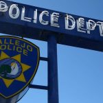 Vallejo police sign