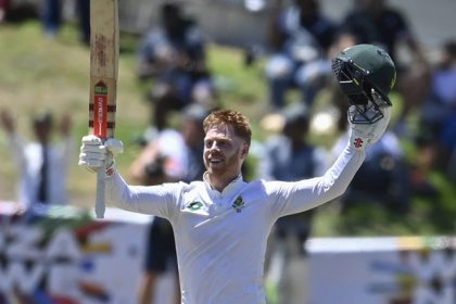 Kyle Verreynne got to his fourth Test hundred. Photo: AFP