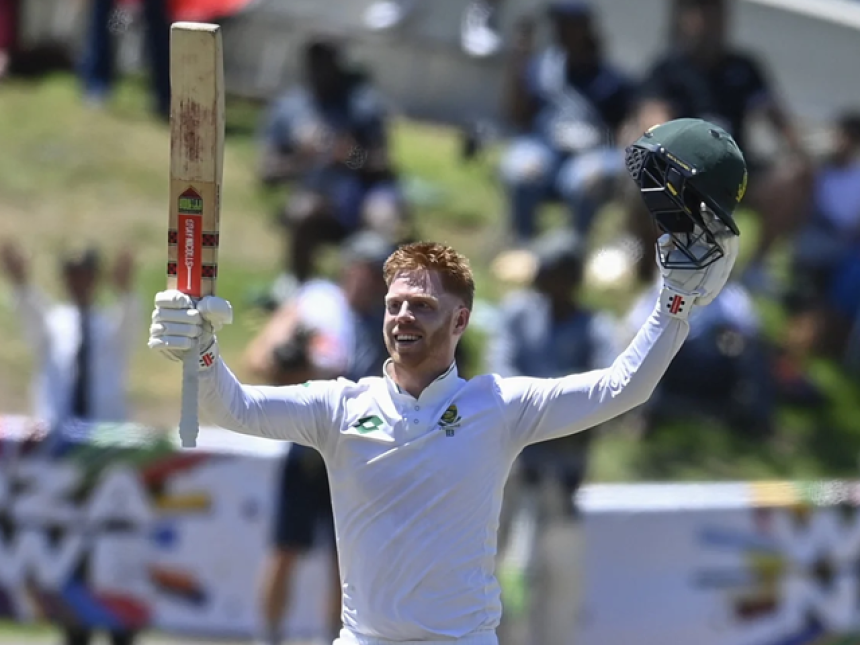 Kyle Verreynne got to his fourth Test hundred. Photo: AFP