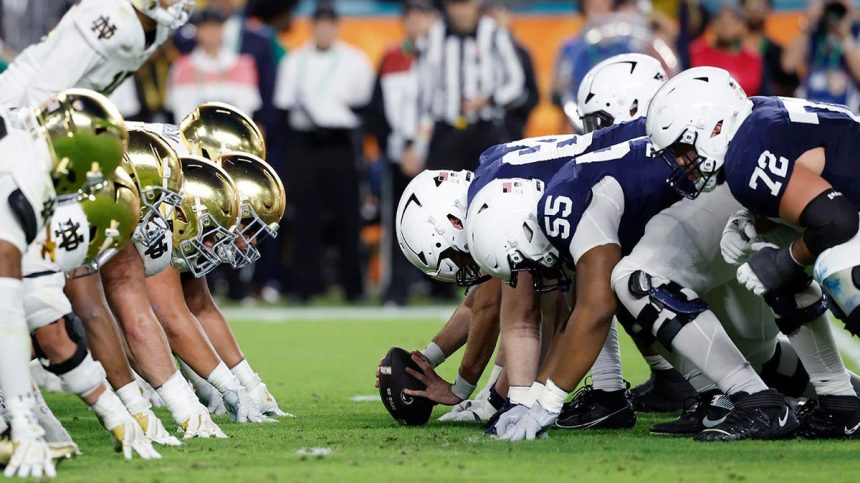 Notre Dame and Penn State lines