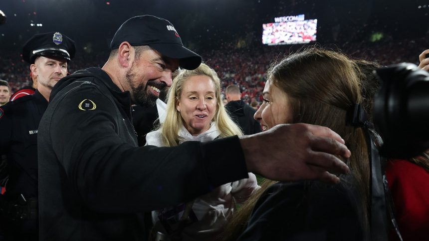 Ryan Day celebrates