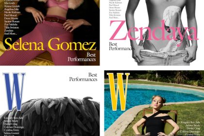 W Magazine Volume #1 2025 : The Best Performances Issue by Mert Alas & Marcus Piggott (Selena Gomez, Zendaya, Angelina Jolie)