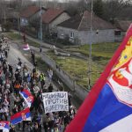 student protesters in serbia