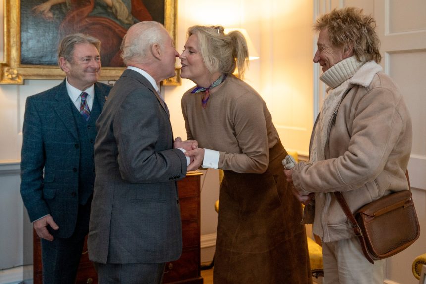 Sir Rod and Ms Lancaster showed their support at the charity’s headquarters at Dumfries House in East Ayrshire as its newest ambassadors.