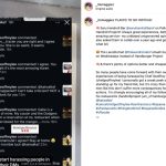 Influencer Maggie Z posted screenshots of Chef Geoffrey Lee’s messages on her Instagram Stories