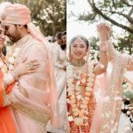 Stylish wedding pictures of Armaan Malik and Aashna Shroff