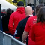 Georgia fans in line