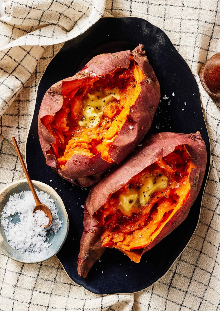 Air fryer sweet potato