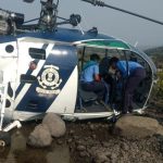 An undated image of an Indian Coast Guard helicopter. — Indian Coast Guards