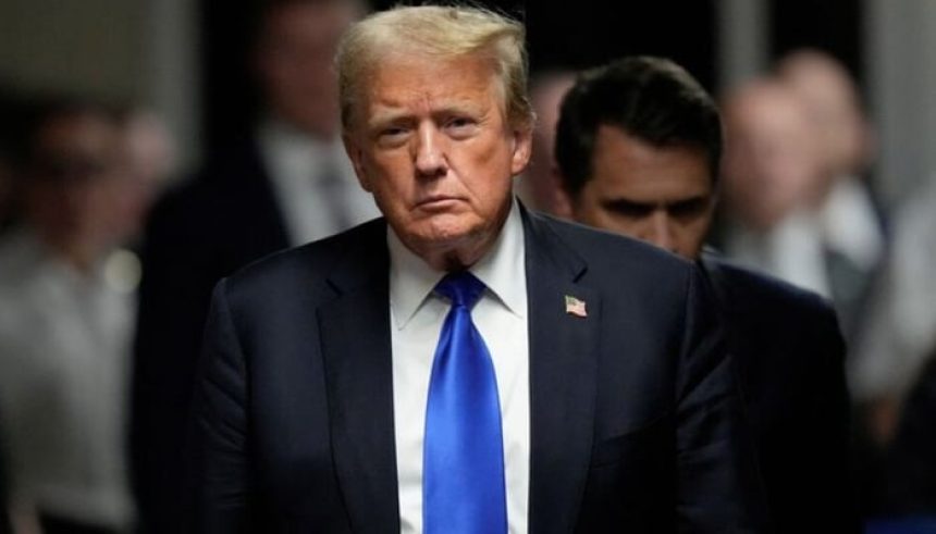 Former President Donald Trump walks to make comments to members of the media after being found guilty on 34 felony counts of falsifying business records in the first degree at Manhattan Criminal Court, Thursday, May 30, 2024, in New York. — Reuters