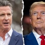 California Gov. Gavin Newsom and President-elect Trump