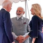 US President Joe Biden and first lady Jill Biden welcome Prime Minister of India Narendra Modi to the White House in Washington, US, June 21, 2023. — Reuters